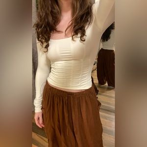 Free People Stay Here Seamless Longsleeve